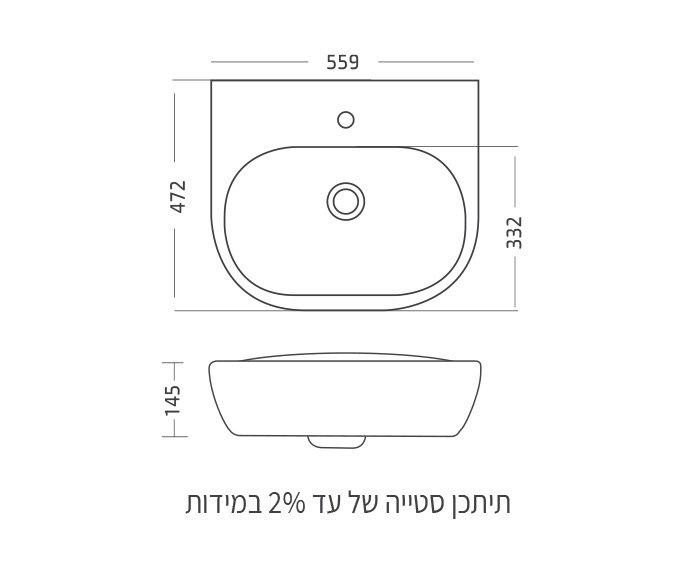 שרטוט של קליר 55 Clear