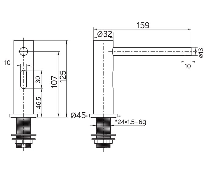 שרטוט של Classic 801951/02