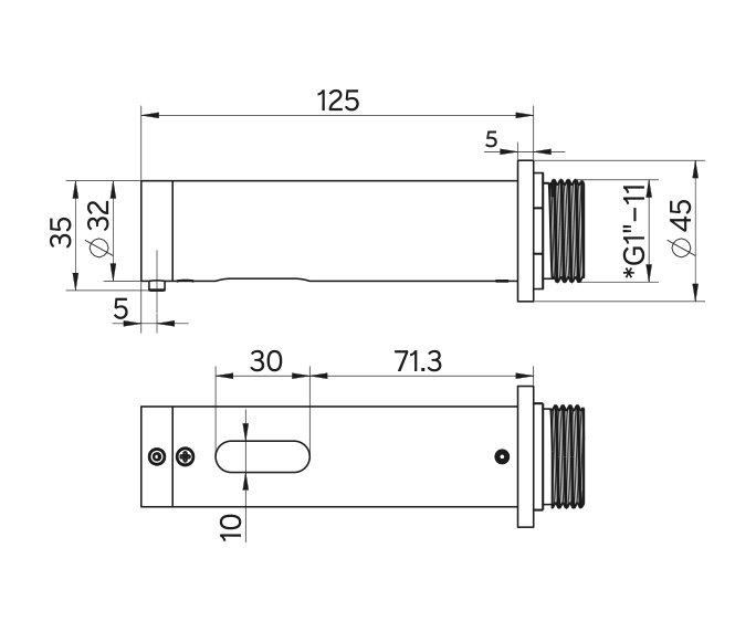 שרטוט של Tube 801947/02