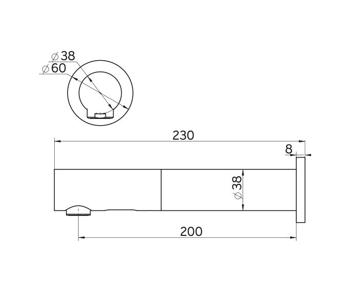שרטוט של Tube 801952