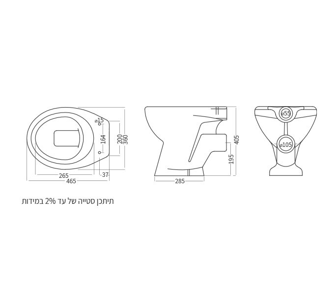 שרטוט של P אסלה
